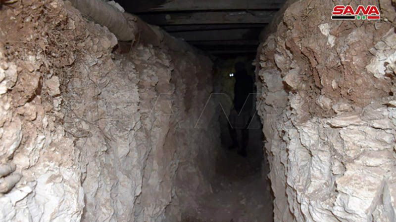 Ej&eacute;rcito sirio halla una red de t&uacute;neles de terroristas en zonas liberadas de Idlib