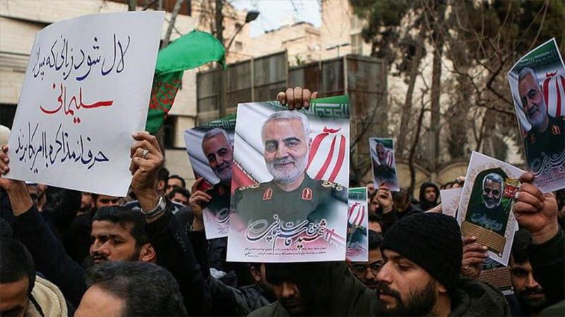Iran&iacute;es frente a la ONU: Todos somos Qasem Soleimani