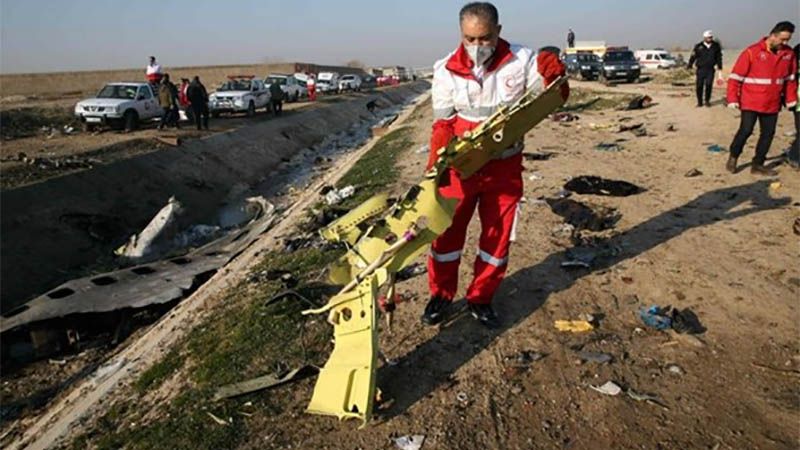 Ir&aacute;n rechaza acusaciones infundadas sobre avi&oacute;n ucraniano accidentado