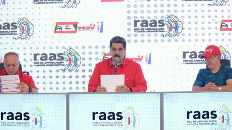 Maduro llama a su pueblo a la unidad con el Gobierno ante las agresiones de EEUU