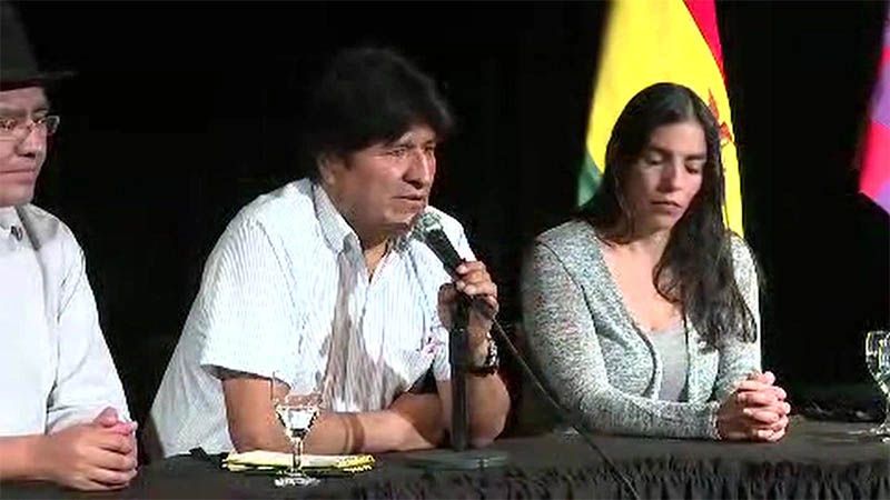 Evo Morales sugiere formar &ldquo;milicias&rdquo; para defender el pueblo boliviano