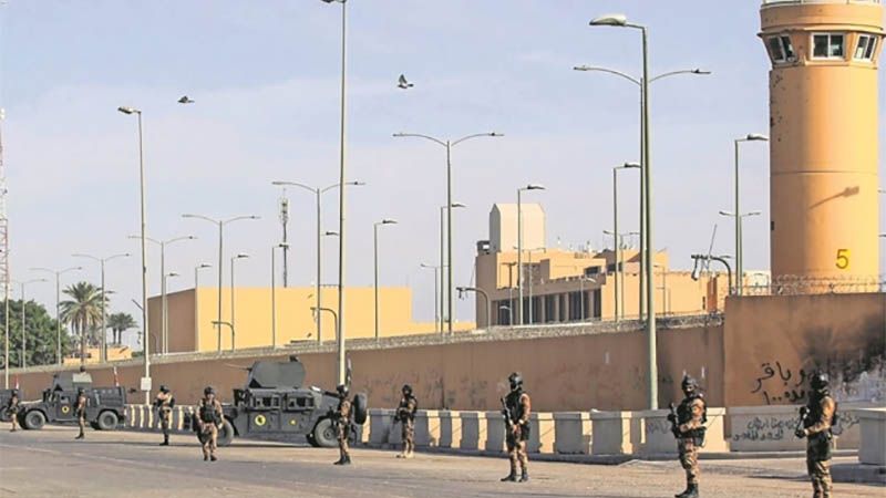 Suenan las alarmas en la embajada de EEUU en Bagdad por el impacto de misiles