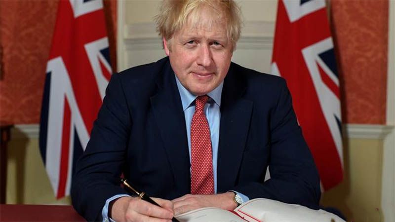 Boris Johnson firma en Londres el Acuerdo de Retirada de la Uni&oacute;n Europea