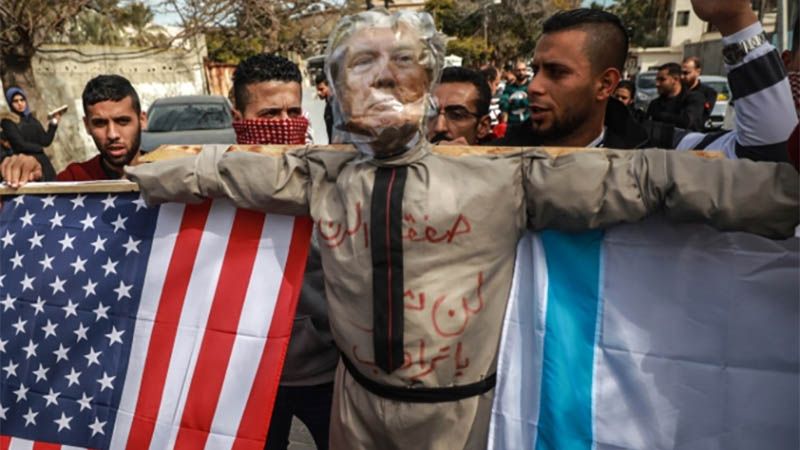 Los palestinos se unen contra la conspiraci&oacute;n estadounidense llamada &ldquo;acuerdo del siglo&amp;quot;