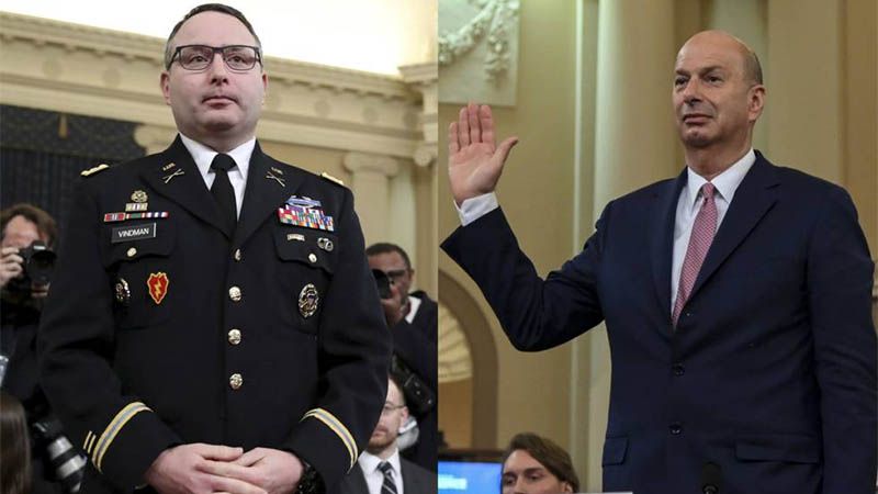 Trump despide a dos oficiales que testificaron en la investigaci&oacute;n del juicio pol&iacute;tico