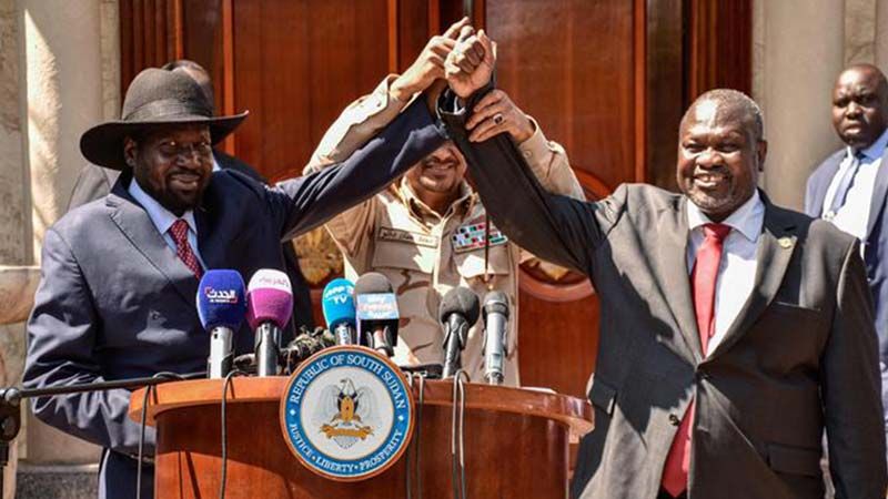 Machar toma posesi&oacute;n como vicepresidente de Sud&aacute;n del Sur