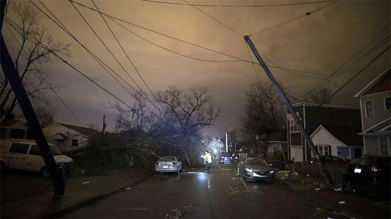 Mueren 19 personas por una cadena de tornados en Tennessee