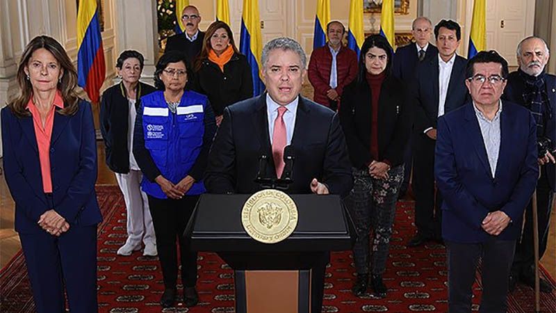 Iv&aacute;n Duque ordena cuarentena en toda Colombia