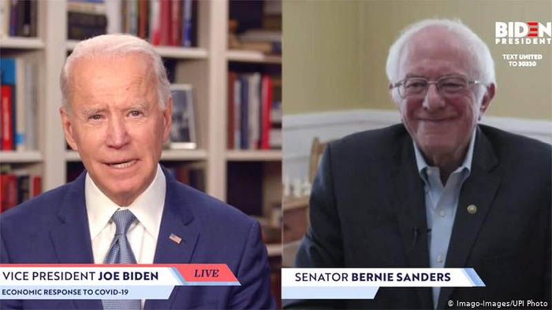 Sanders apoya la candidatura de Biden a la presidencia para &ldquo;garantizar la derrota de Trump&rdquo;