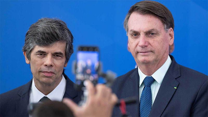 Dimite el nuevo ministro de Salud de Brasil por desacuerdos con Bolsonaro