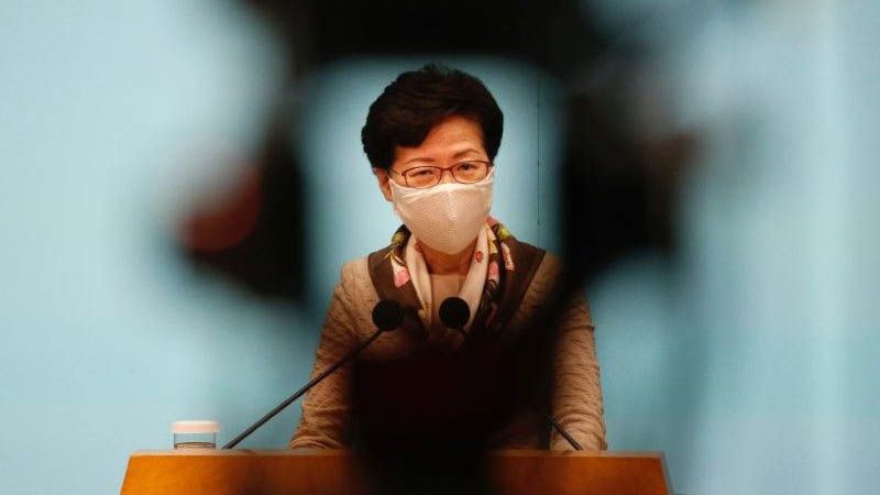 La l&iacute;der de Hong Kong acusa a EEUU de aplicar un doble rasero a las protestas