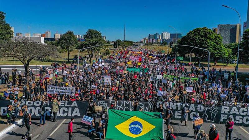 Un domingo de manifestaciones a favor y contra Bolsonaro en Brasil