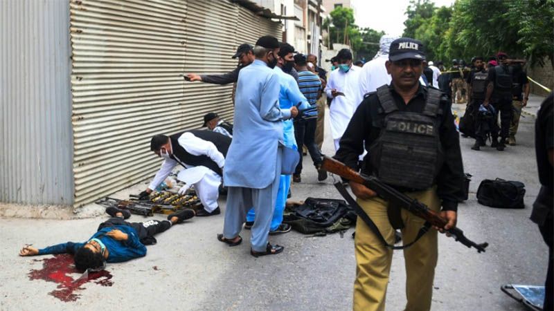 Eliminados los cuatro terroristas que atacaron la Bolsa de Karachi en Pakist&aacute;n