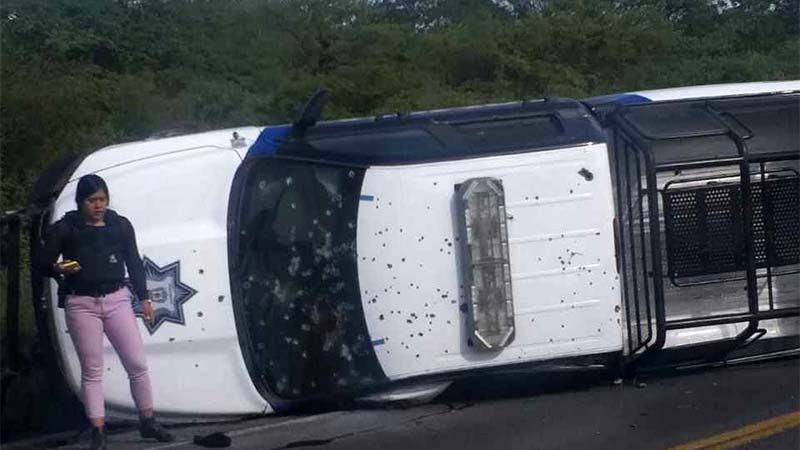 Matan a cinco polic&iacute;as en el estado mexicano de Guanajuato