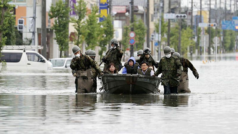 Lluvias torrenciales obligan a evacuar a 1,3 millones de personas en el suroeste de Jap&oacute;n