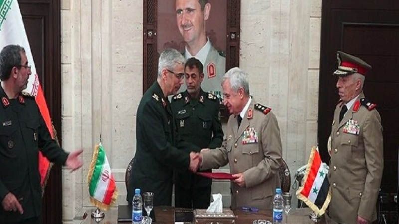 Ir&aacute;n y Siria firman acuerdo de cooperaci&oacute;n militar y de seguridad