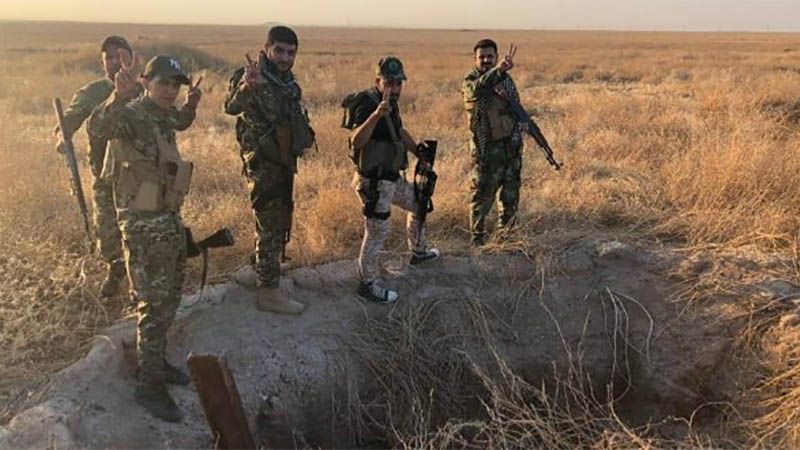 Fuerzas iraqu&iacute;es decomisan gran cantidad de armas en un t&uacute;nel secreto de Daesh