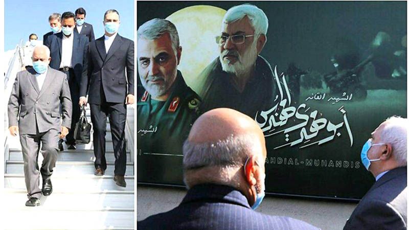 Canciller iran&iacute; rinde homenaje al asesinado general Soleimani al inicio de su visita a Iraq