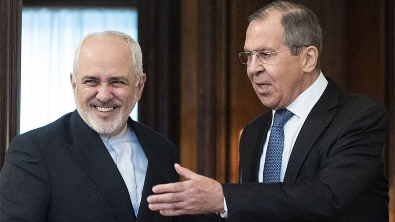 El canciller iran&iacute; entrega a Lavrov un mensaje de Rohani para Putin