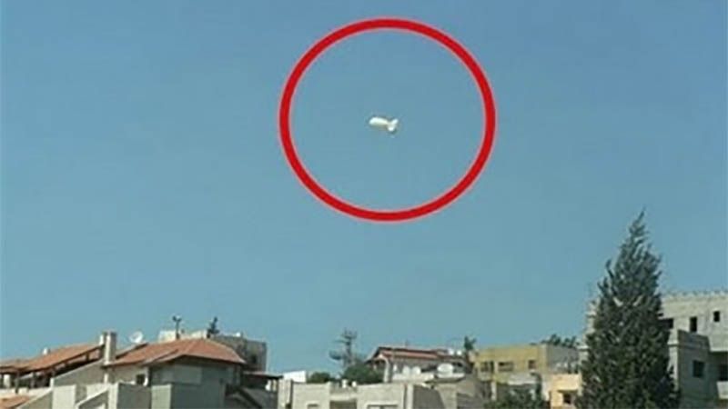 El Ej&eacute;rcito sirio derriba en Damasco un globo esp&iacute;a israel&iacute;