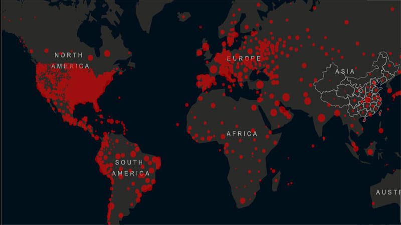 El mundo supera los 17 millones de casos de COVID-19