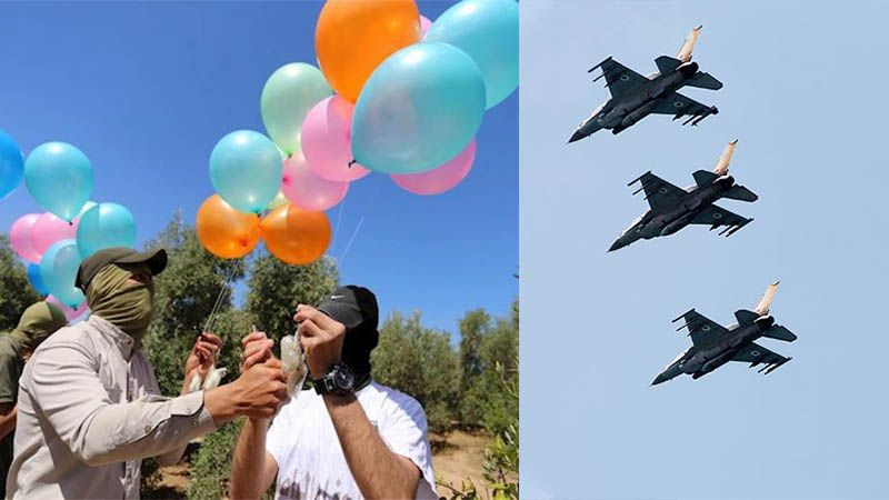 Aviones israel&iacute;es atacan posici&oacute;n de Hamas en Gaza en respuesta a globos incendiarios