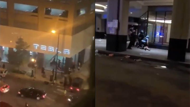 M&aacute;s de cien detenidos en Chicago en medio de protestas y saqueos