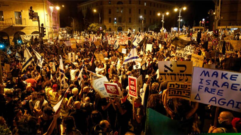 Crecen las protestas contra Netanyahu en la entidad sionista