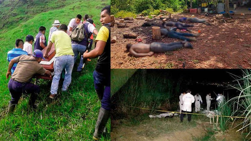 Reportan dos nuevas masacres en Colombia