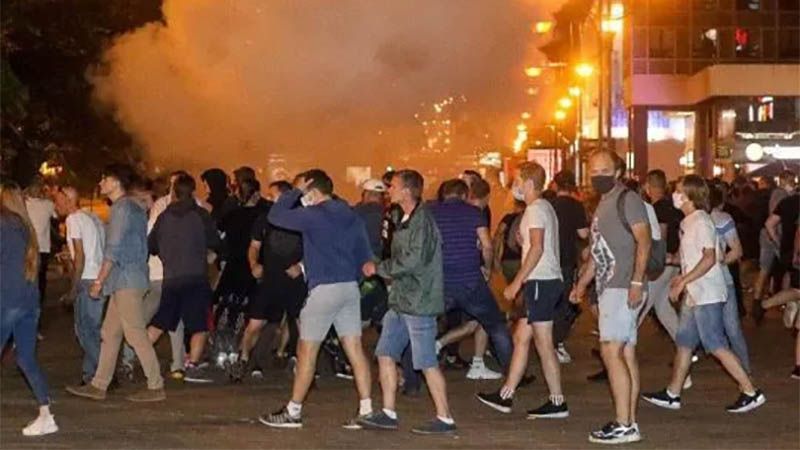 Bielorrusia informa de 442 detenidos en las protestas del 20 de septiembre