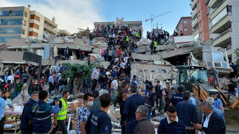 Turqu&iacute;a: M&aacute;s de cuatro muertos y 152 heridos por el terremoto en el mar Egeo