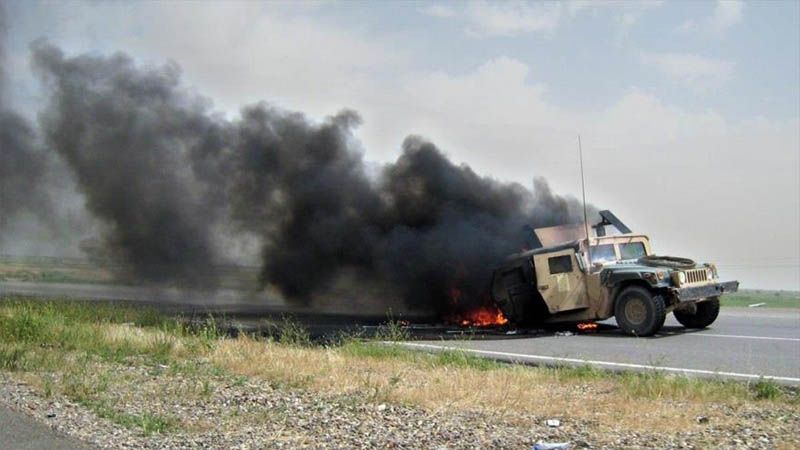 Atacan dos convoyes militares de EEUU en Iraq