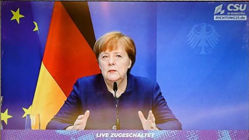 Merkel: Alemania se encuentra ante &ldquo;la fase m&aacute;s dif&iacute;cil de la pandemia&rdquo;