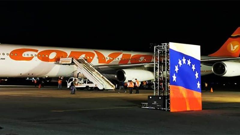Venezuela recibe de China medio mill&oacute;n de dosis de vacunas contra la covid-19