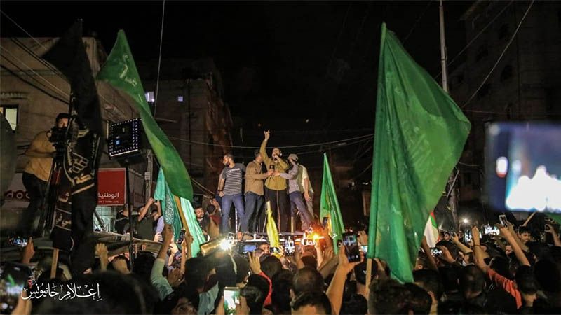 Los palestinos celebran la victoria contra el &ldquo;enemigo israel&iacute;&rdquo;