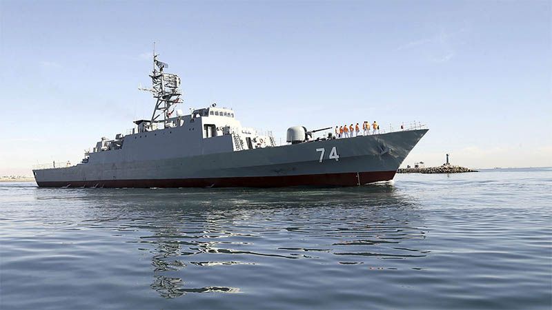 La Armada de Ir&aacute;n navega en el Atl&aacute;ntico por primera vez