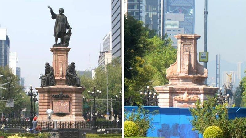 M&eacute;xico sustituir&aacute; estatua de Col&oacute;n por una de mujer ind&iacute;gena