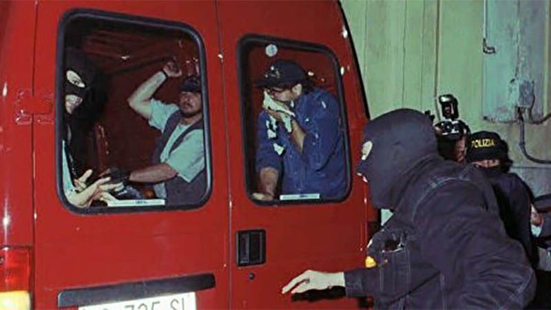 Detienen en Italia a m&aacute;s de cien personas por asociaci&oacute;n mafiosa