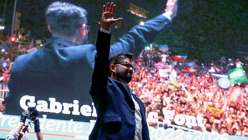 Boric se convierte en el presidente m&aacute;s joven y el m&aacute;s votado de Chile