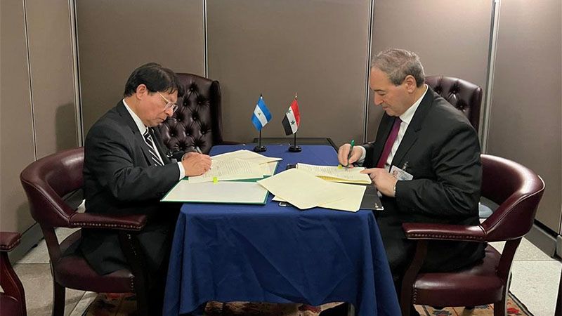 Siria y Nicaragua firman acuerdo de exenci&oacute;n de visados