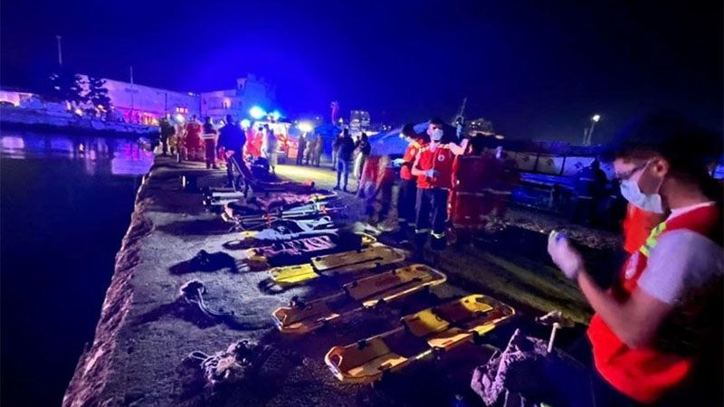Aumenta a 77 el n&uacute;mero de migrantes muertos en el naufragio de su barco frente a la costa siria