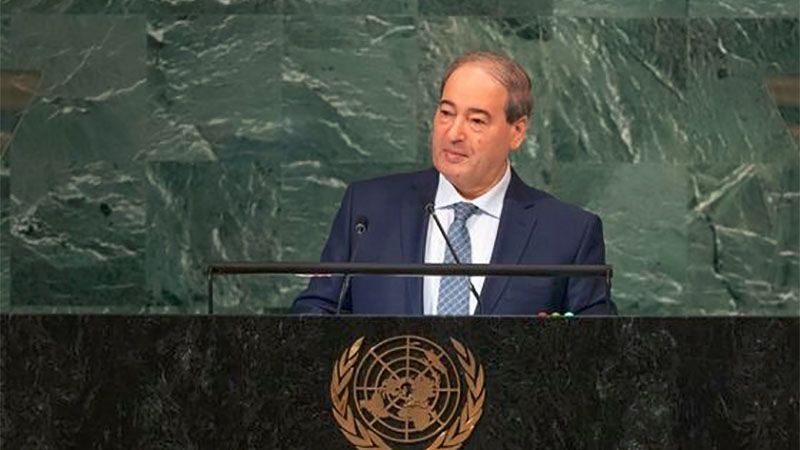 Siria confirma su apoyo a Rusia ante la ONU