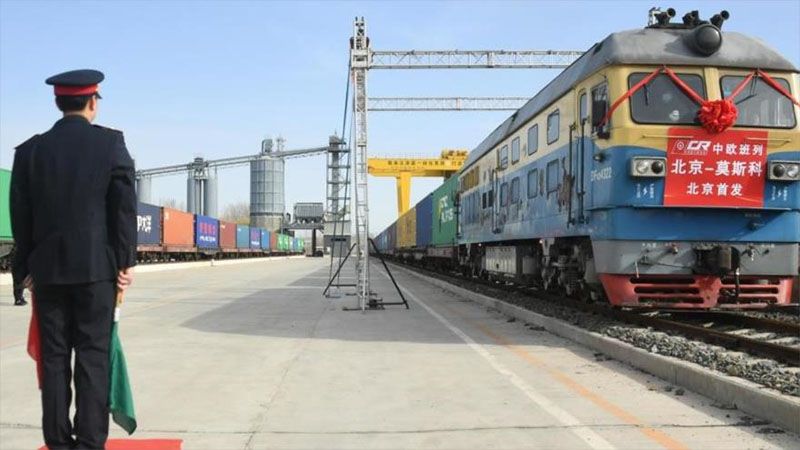 Arranca primer tren de carga directo Pek&iacute;n-Mosc&uacute;, rumbo a Europa