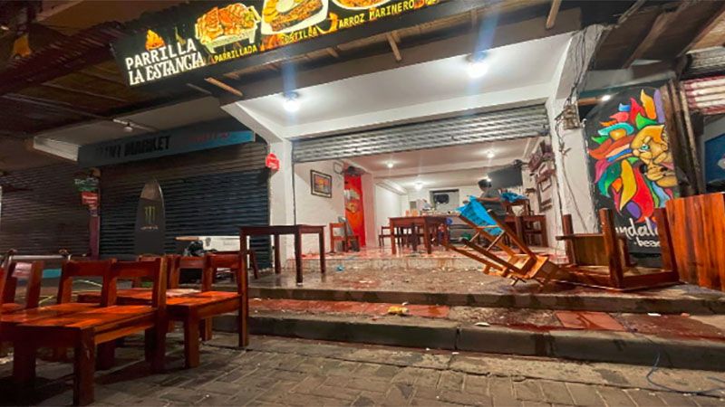 Ataque armado a restaurante en zona costera de Ecuador deja seis muertos
