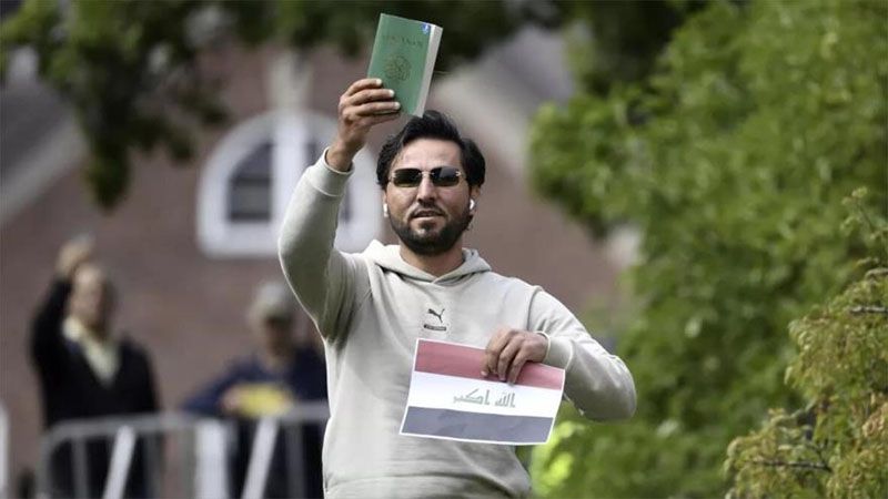 De nuevo en Suecia, el mismo blasfemo escoltado, quema el Cor&aacute;n