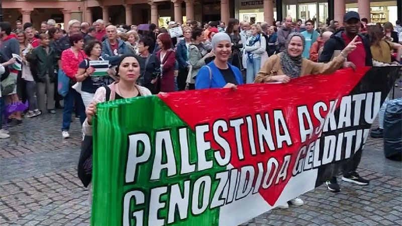Gernika se moviliza por Palestina