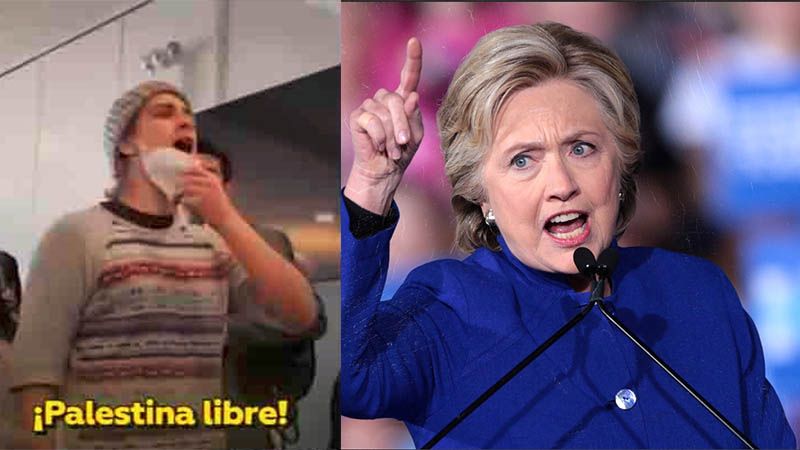 Activistas interrumpen a Hillary Clinton &ldquo;&iexcl;Eres una criminal de guerra! &iexcl;Arder&aacute;s!&rdquo;