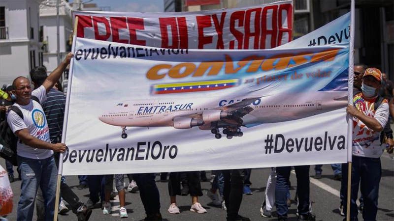 Venezuela repudia el &ldquo;robo descarado&rdquo; de un avi&oacute;n de Emtrasur por EEUU