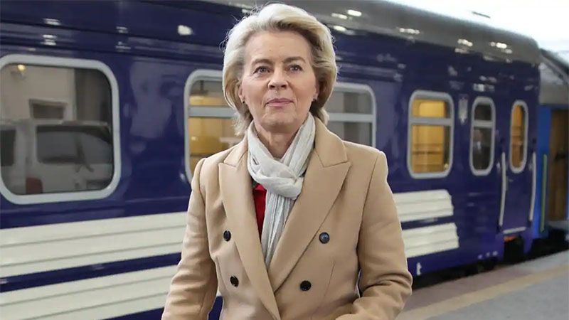 Von der Leyen llega a Kiev para reafirmar el apoyo europeo a Ucrania