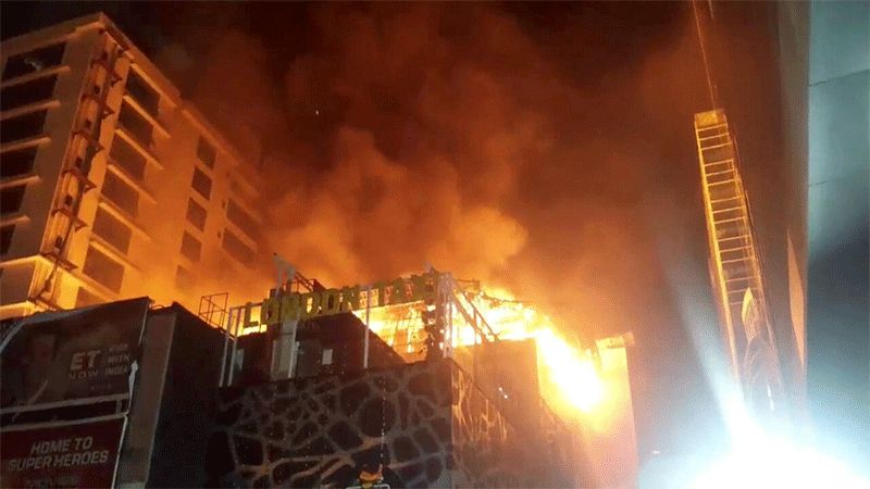 M&aacute;s de seis muertos por un incendio en un hotel en el noreste de India